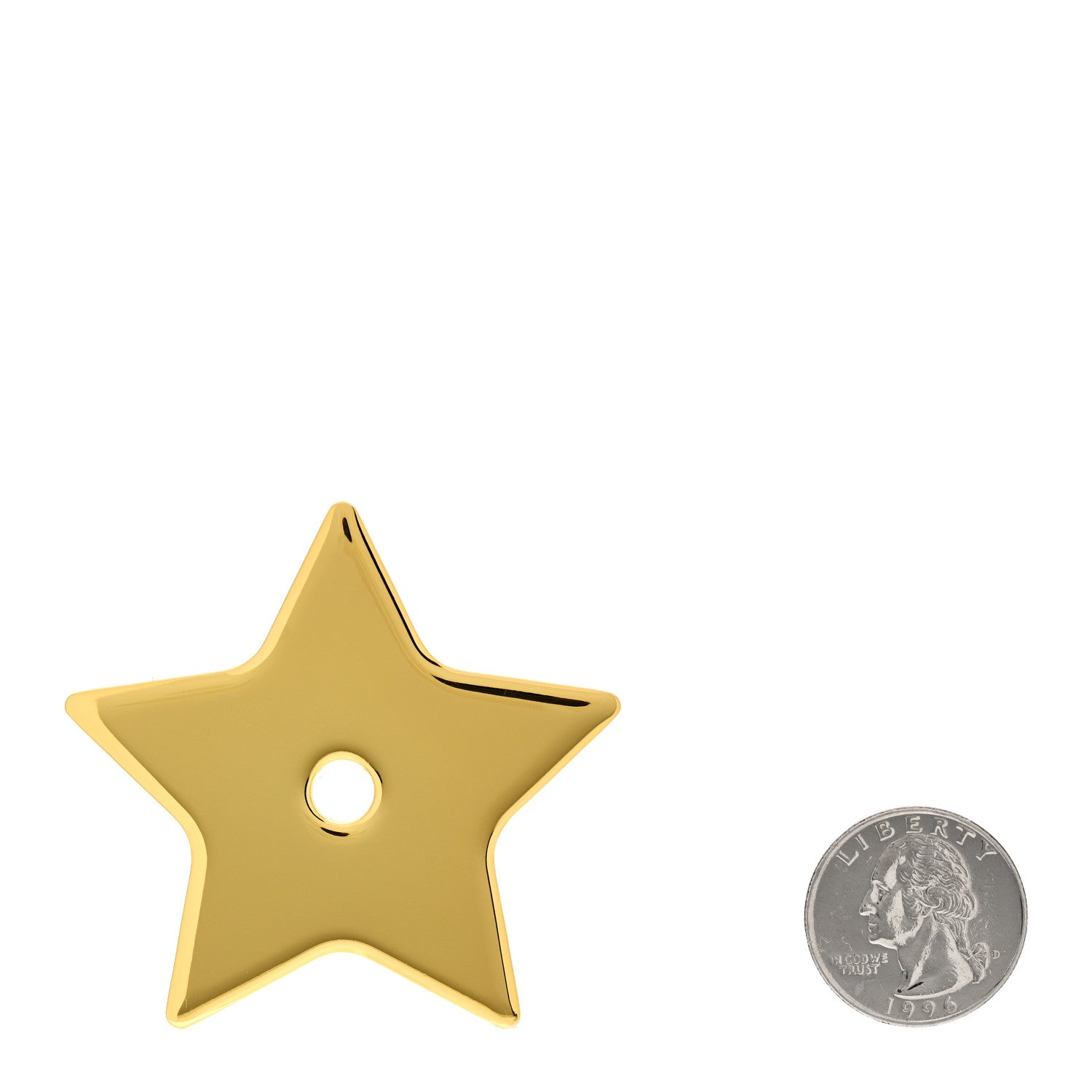Calfskin Miss Dior Idol Barrette Pale Gold