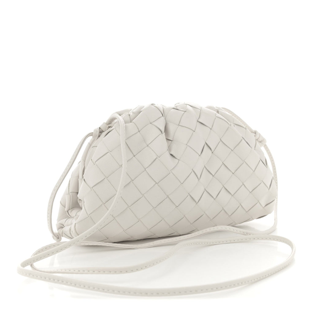Nappa Intrecciato The Mini Pouch Chalk