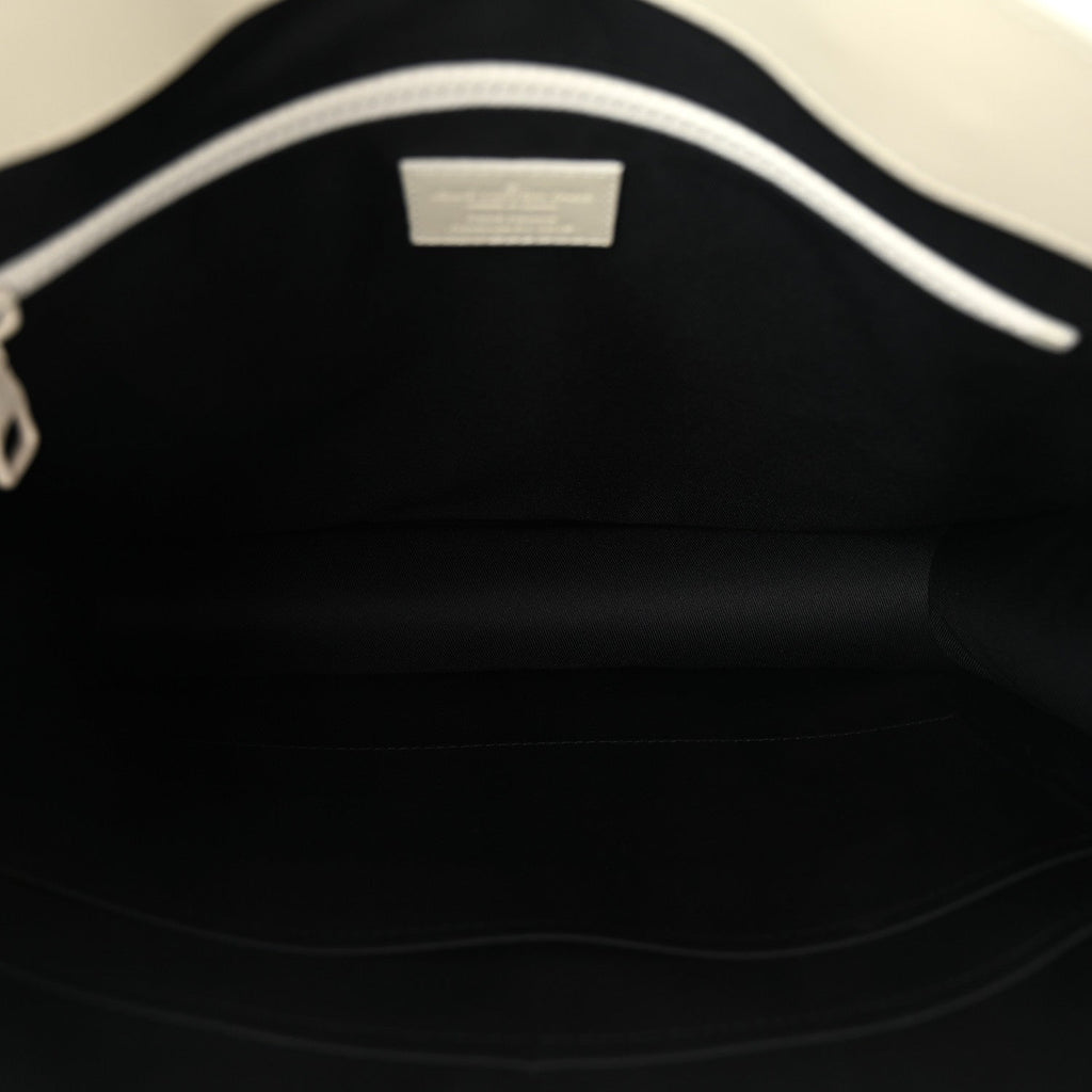 Taurillon Monogram Sac Plat Powder White