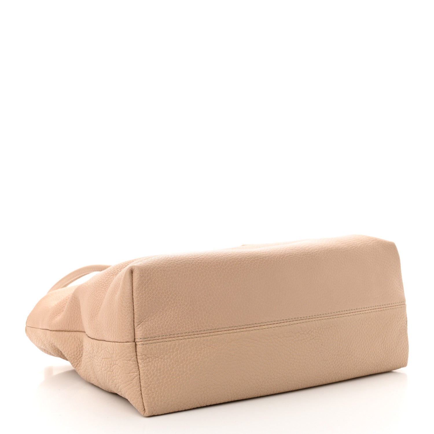 London Grainy Calfskin Medium Baynard Tote Nude