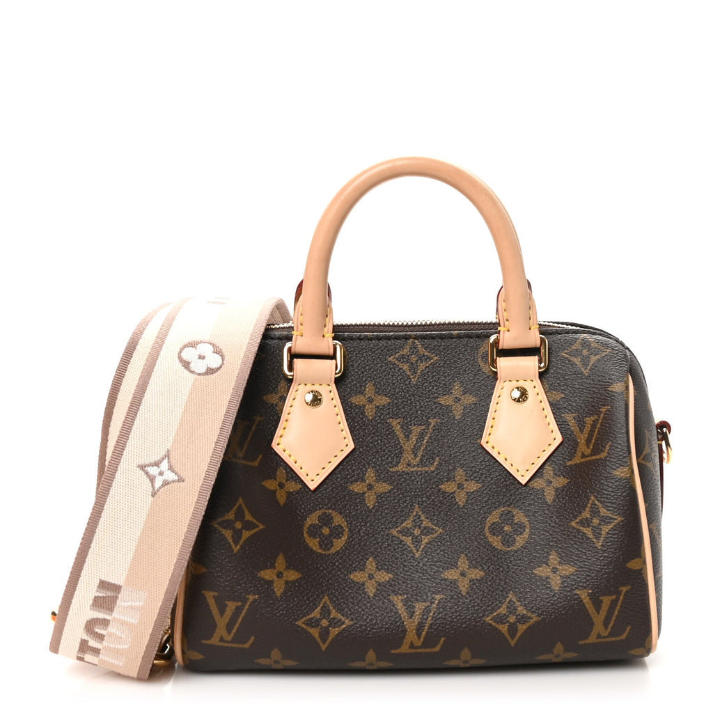 Monogram Speedy Bandouliere 20 Beige