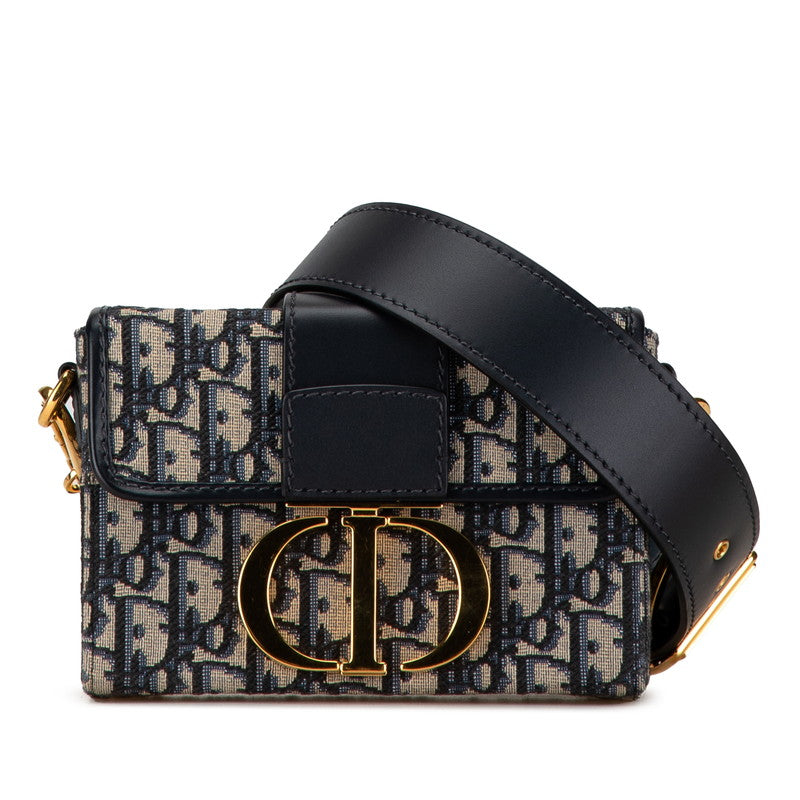 Dior 30 Montaigne Oblique Leather Jacquard Shoulder Bag