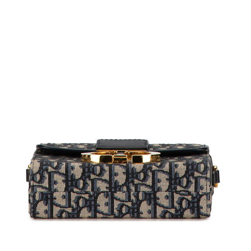 Dior 30 Montaigne Oblique Leather Jacquard Shoulder Bag