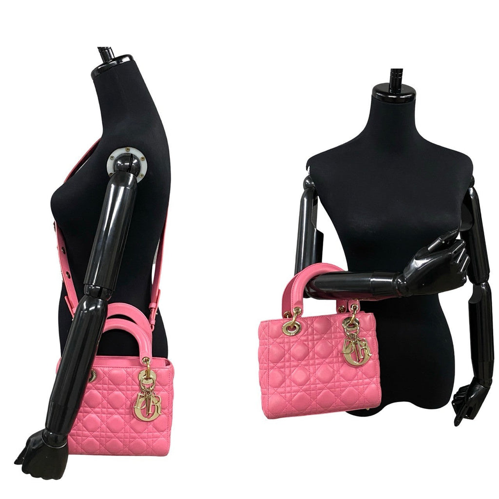 Christian Dior My Lady Dior Lambskin 2way bag