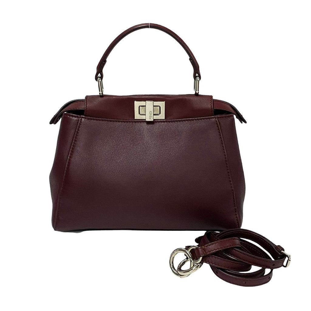 Fendi Peekaboo Leather 2way Bag
