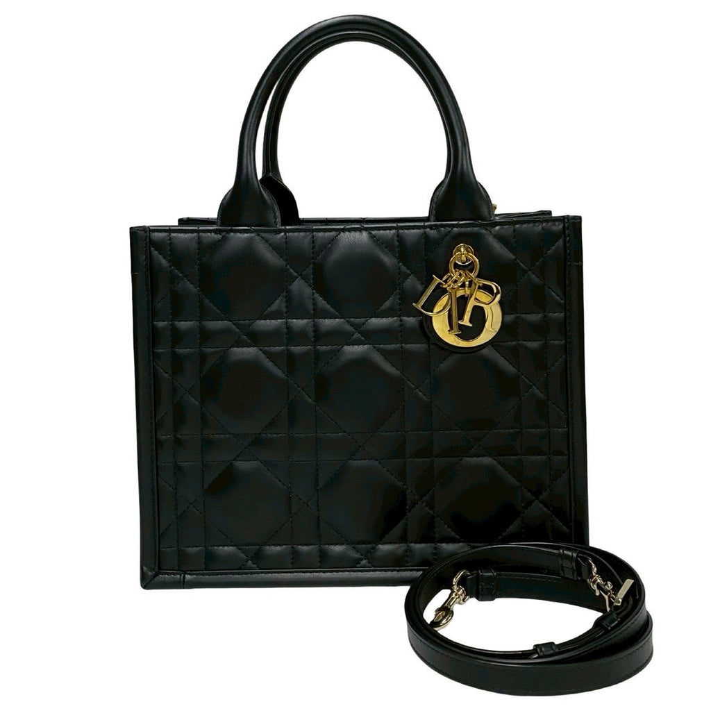 Christian Dior Book Tote Leather 2way Bag