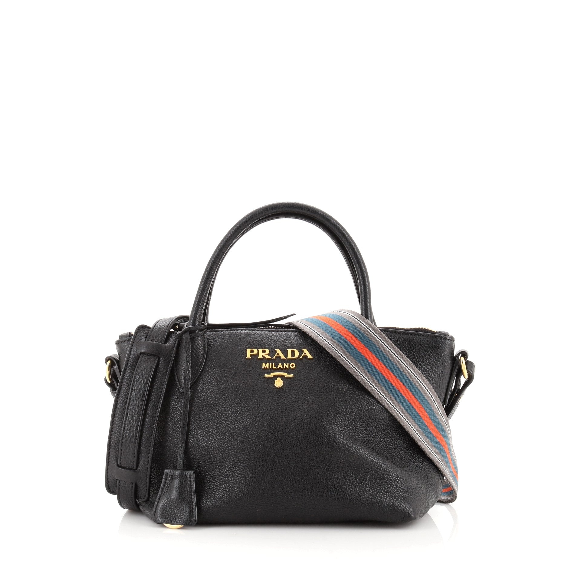 Dual Strap Zip Tote Vitello Daino Mini