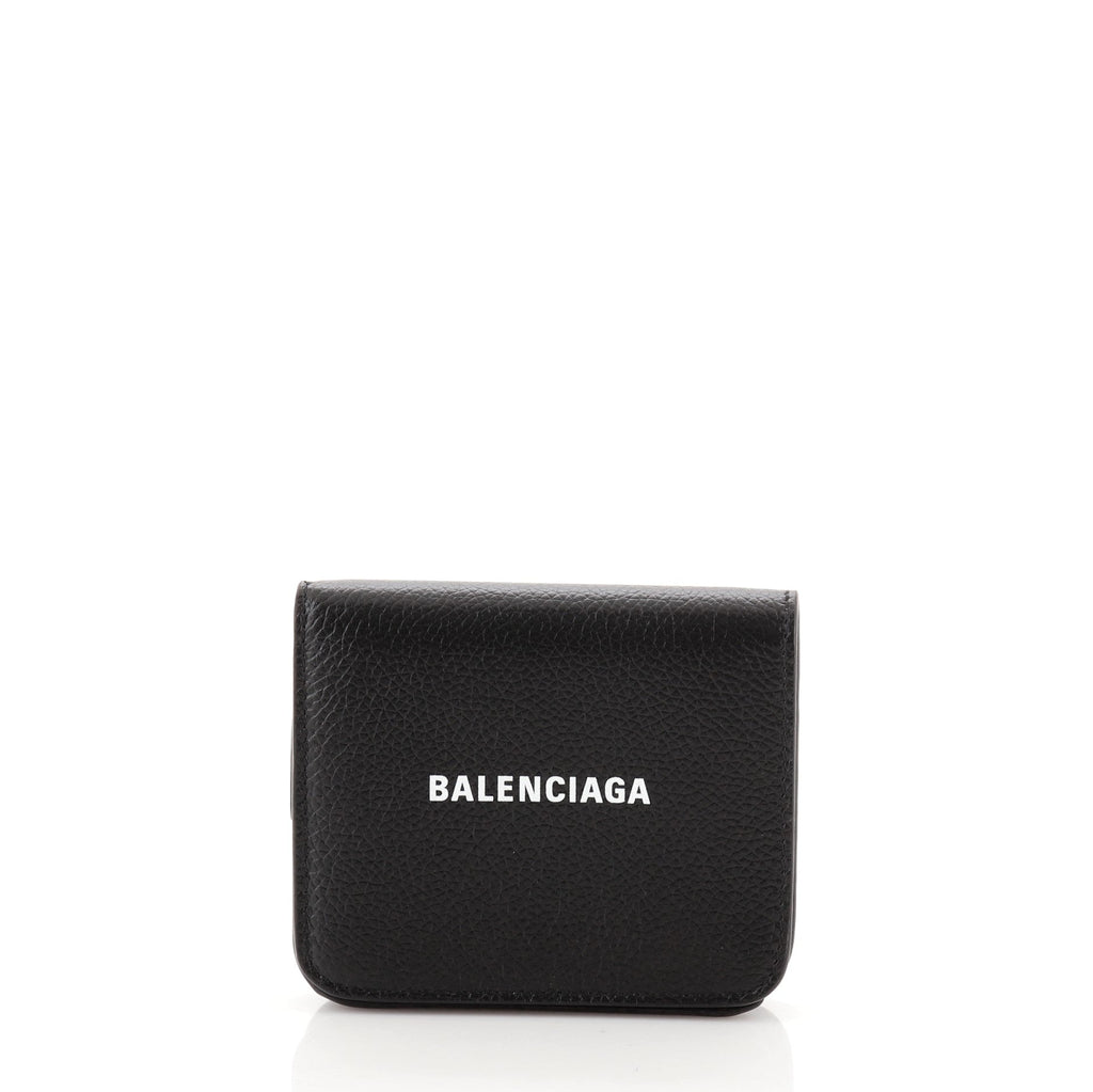 Logo Trifold Wallet Leather Mini