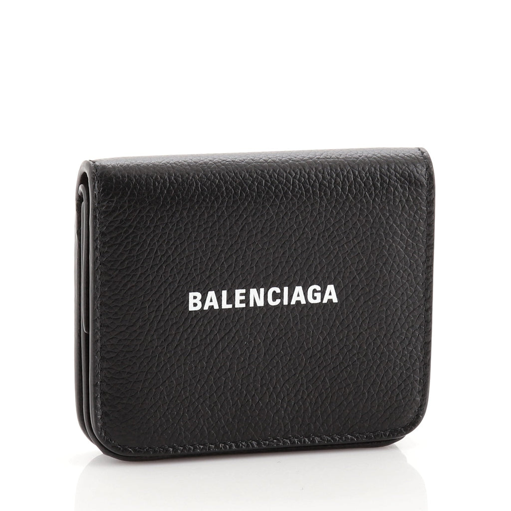 Logo Trifold Wallet Leather Mini