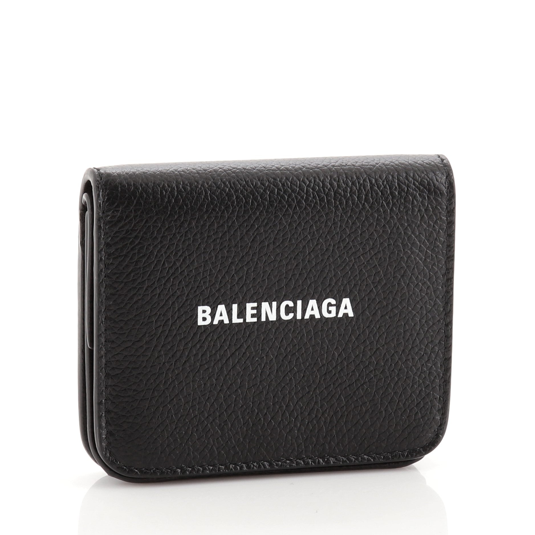 Logo Trifold Wallet Leather Mini