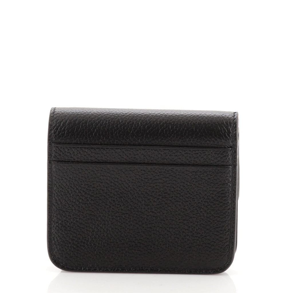Logo Trifold Wallet Leather Mini