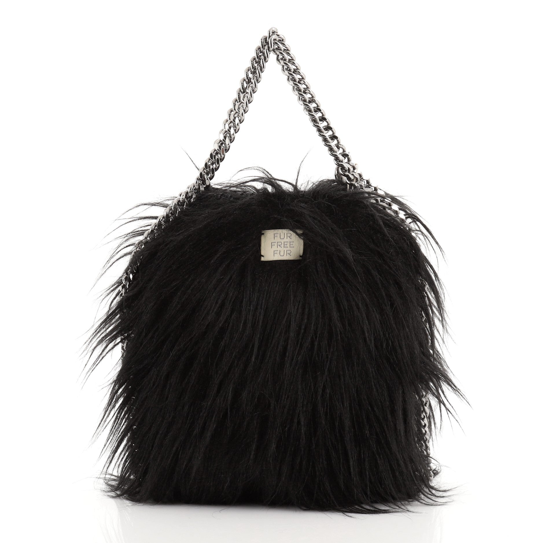 Falabella Fold Over Crossbody Bag Faux Fur Mini