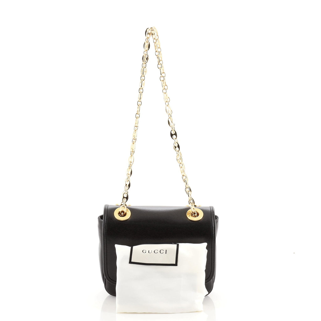 Marina Chain Flap Bag Leather Mini