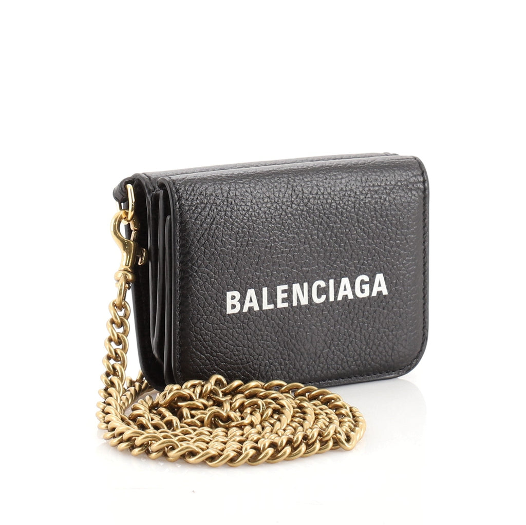 Cash Wallet on Chain Leather Mini