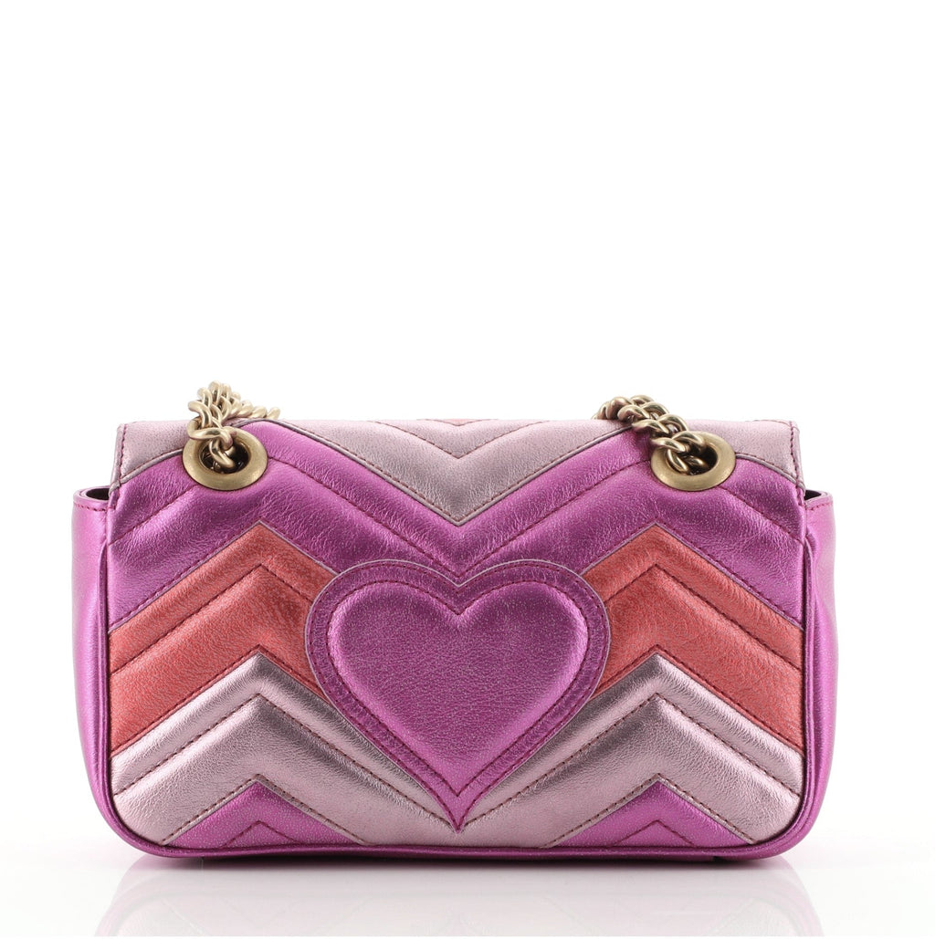 GG Marmont Flap Bag Matelasse Leather Mini