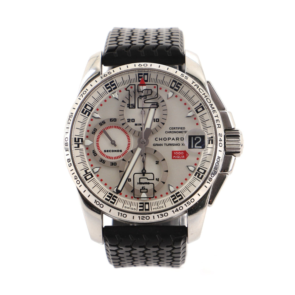 Mille Miglia Gran Turismo Chronograph Watch Stainless Steel and Rubber 44