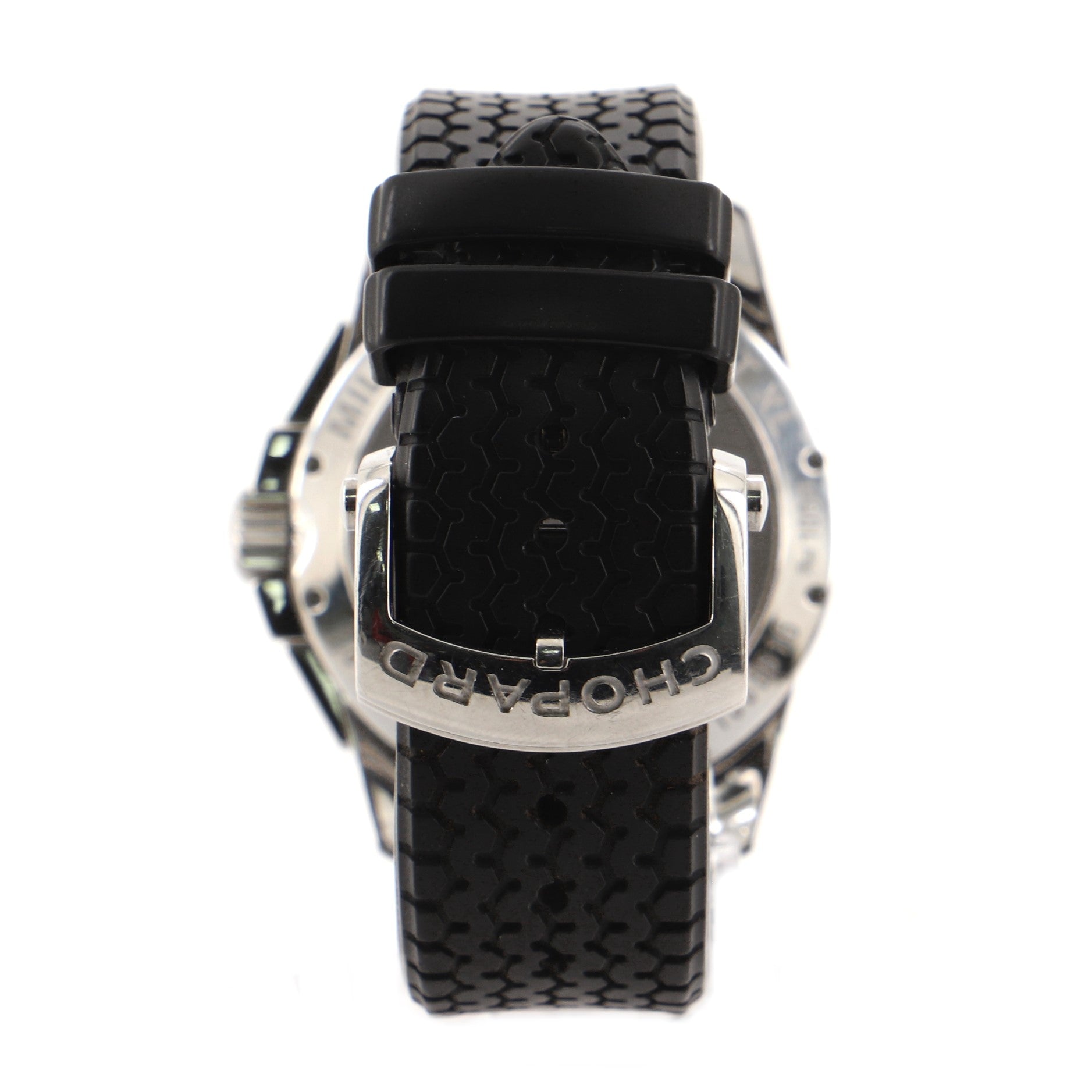 Mille Miglia Gran Turismo Chronograph Watch Stainless Steel and Rubber 44