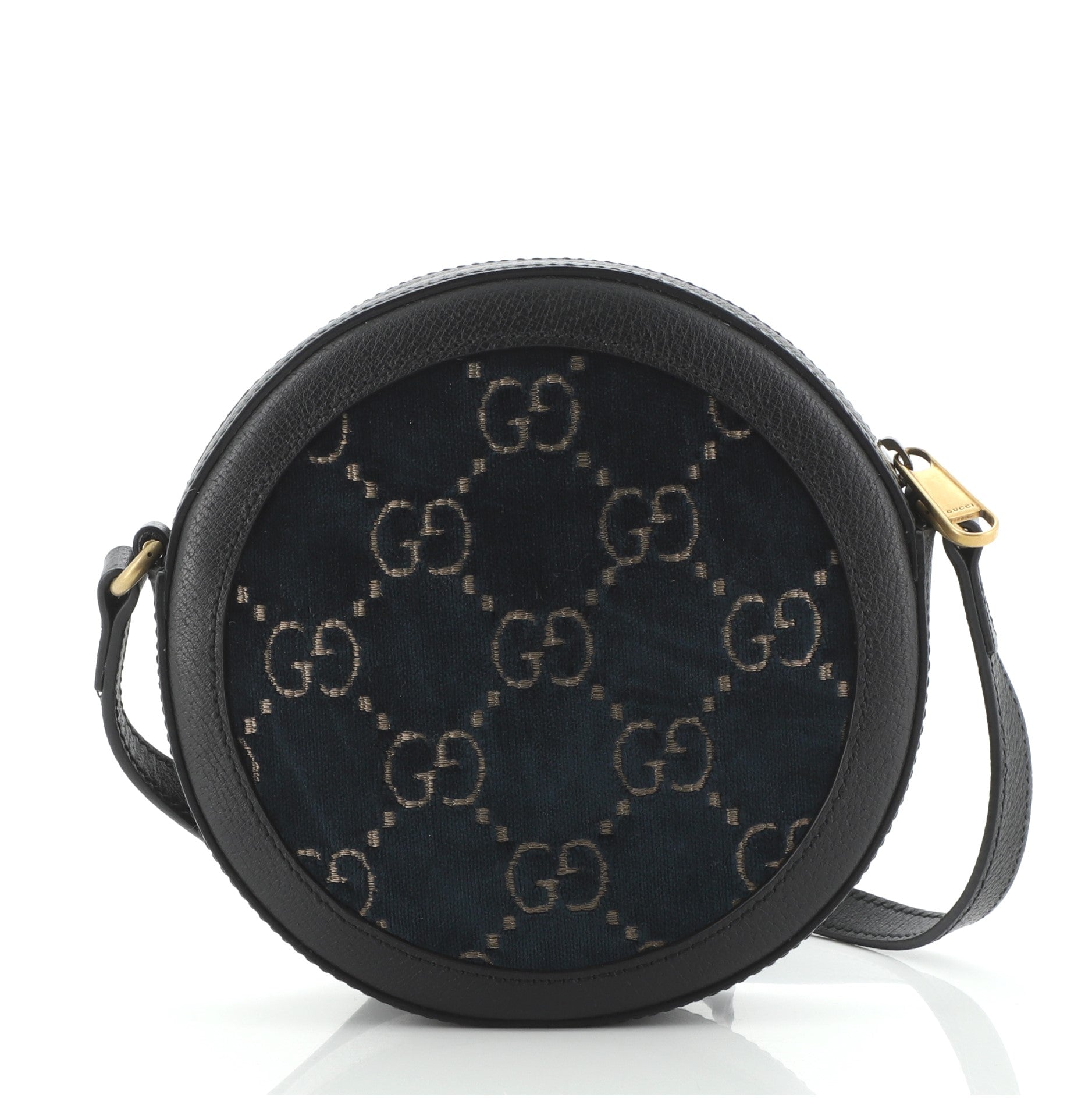 Ophidia Round Shoulder Bag GG Velvet Mini