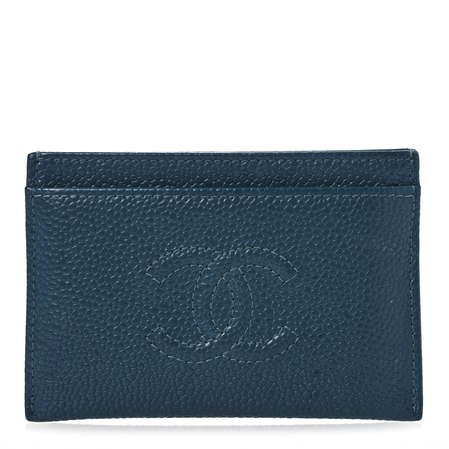 Caviar Timeless CC  Holder Wallet Blue