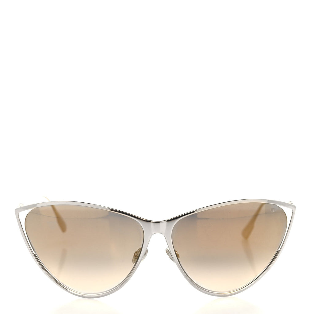 Metal Dior New Motard Sunglasses Silver