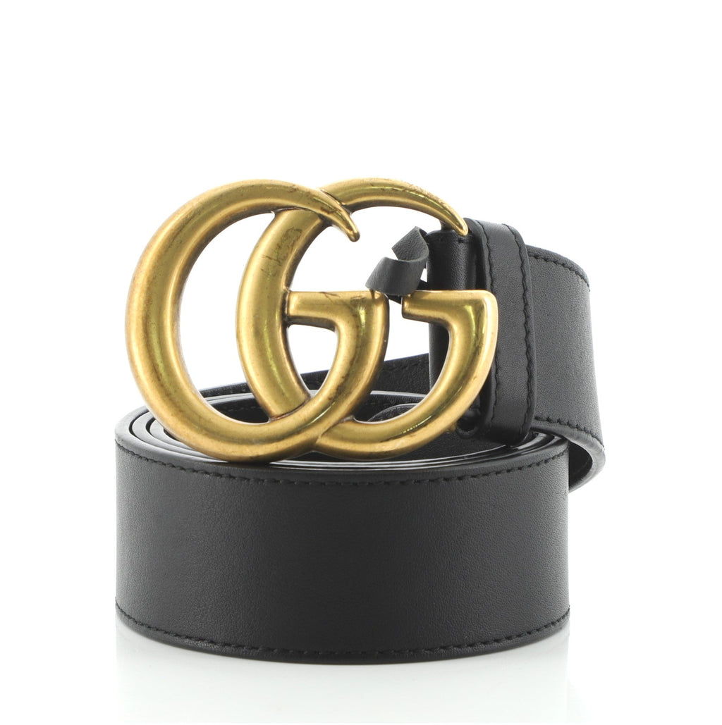 GG Marmont Belt Leather Wide 80