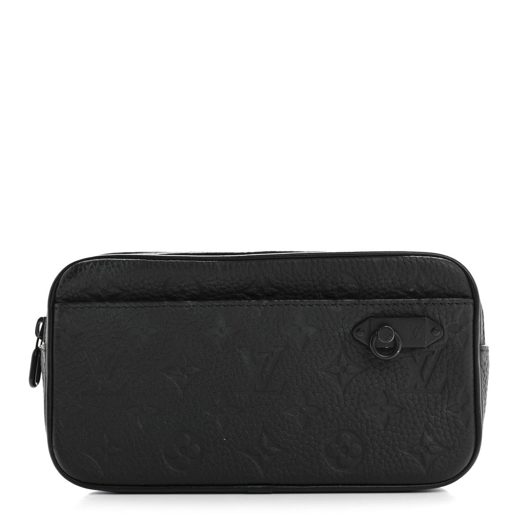 Taurillon Monogram Uniformes Solar Ray Soft Pochette Volga Belt Bag Black