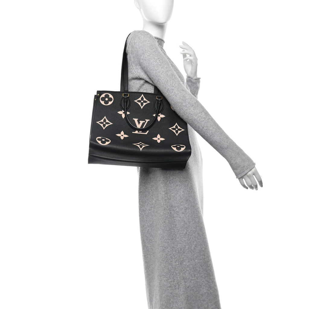 Empreinte Monogram Giant Onthego MM Black Beige