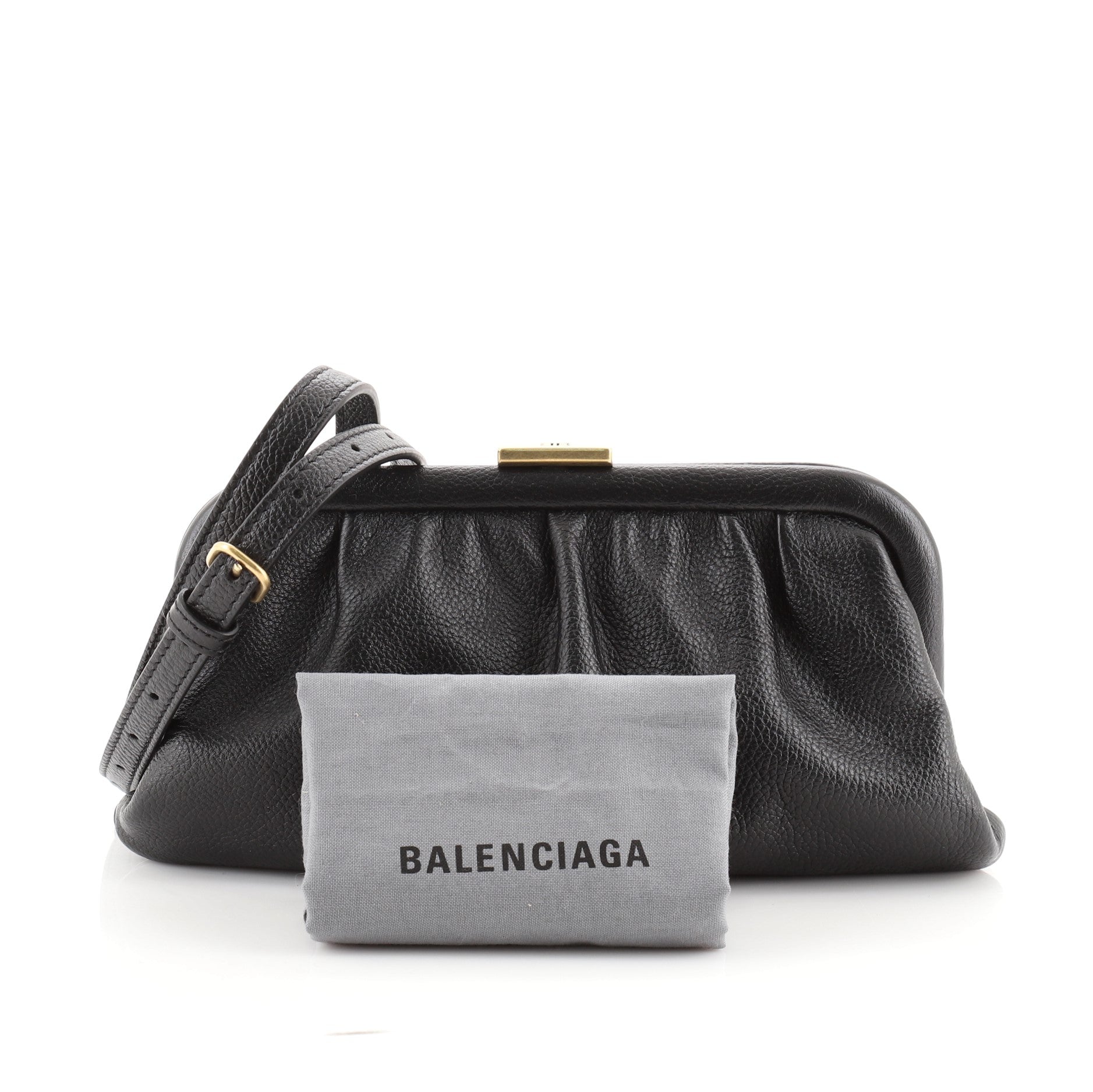 Cloud Clutch Leather. XS