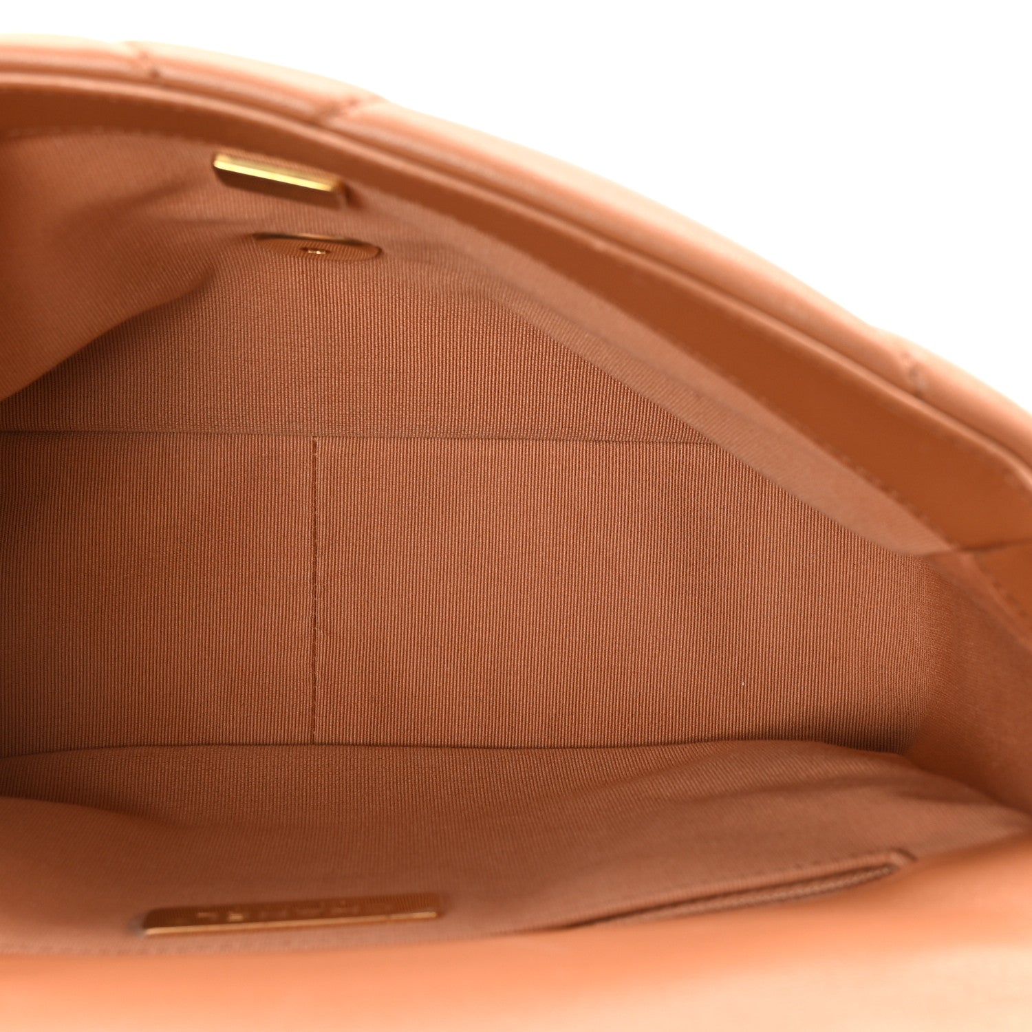 Lambskin Quilted Medium Chanel 19 Flap Brown