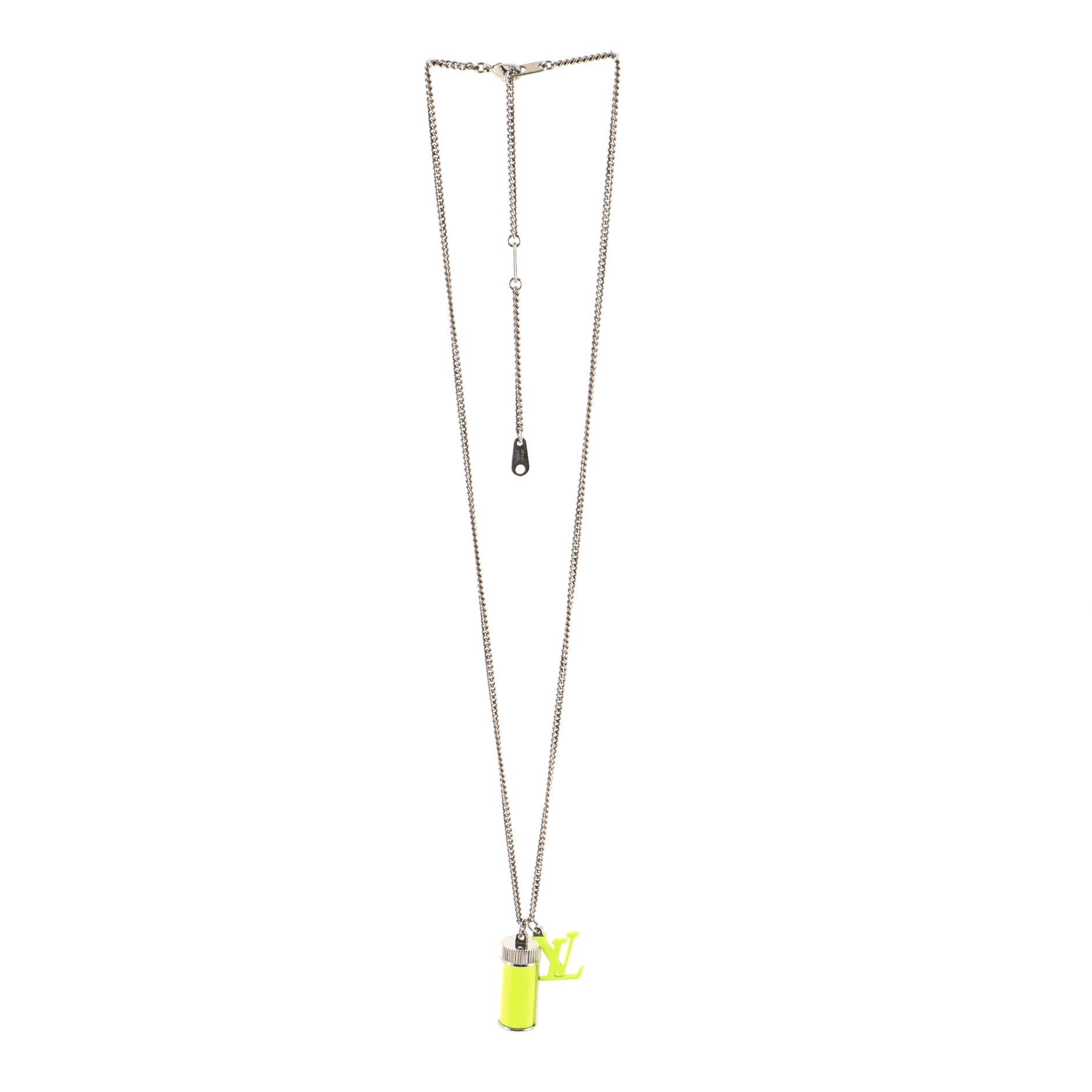 LV Collier Fluo Charm Pendant Necklace Metal