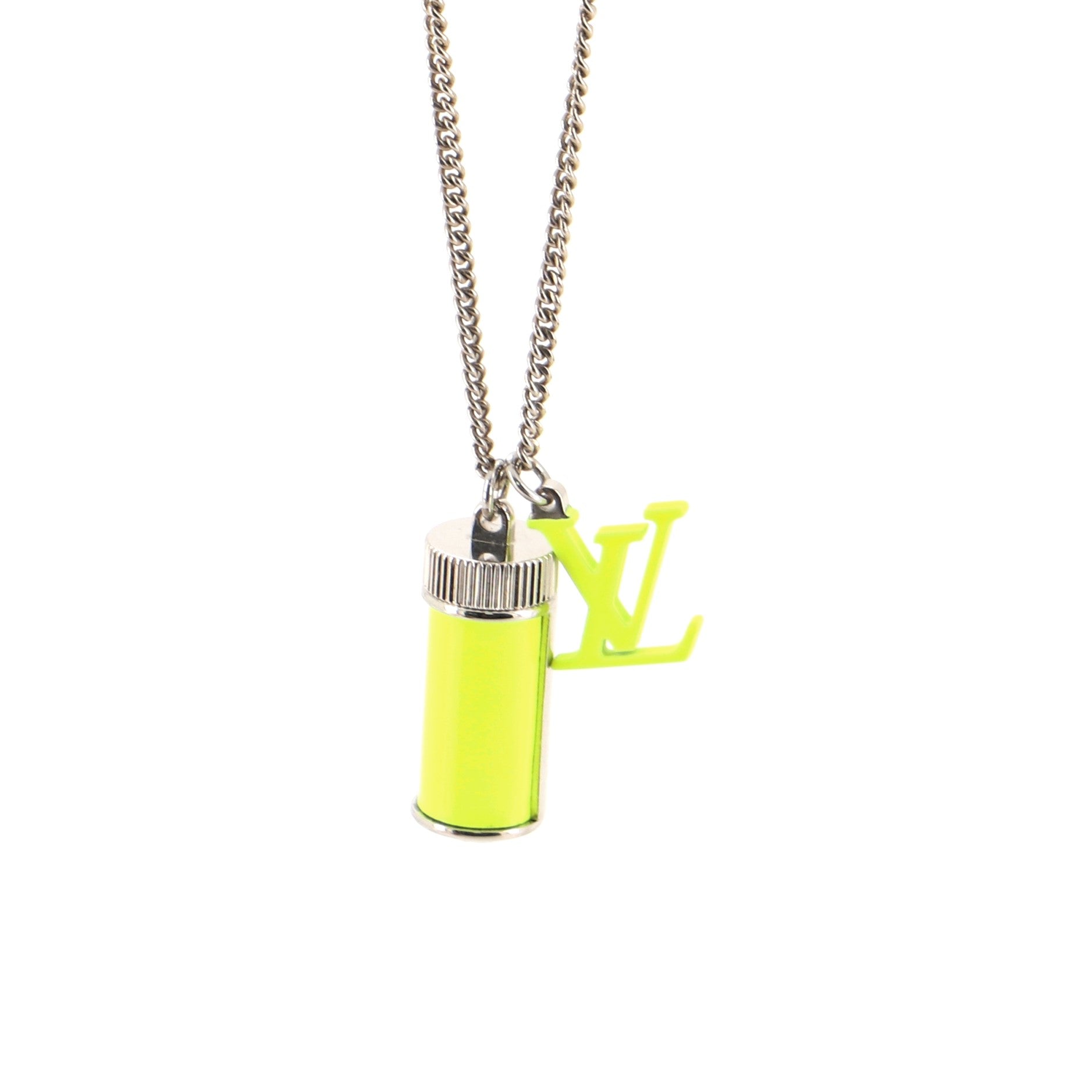 LV Collier Fluo Charm Pendant Necklace Metal
