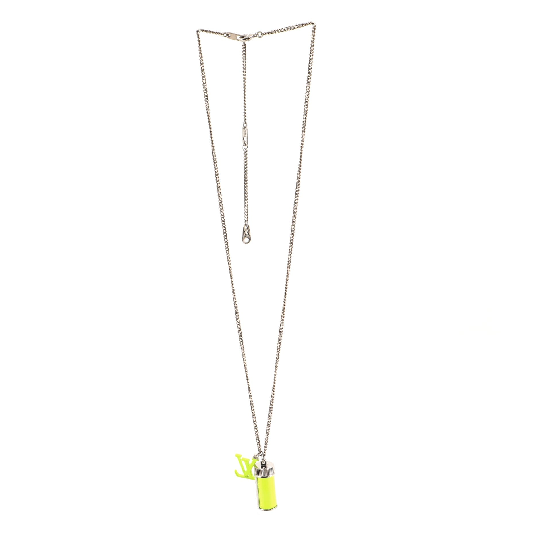 LV Collier Fluo Charm Pendant Necklace Metal