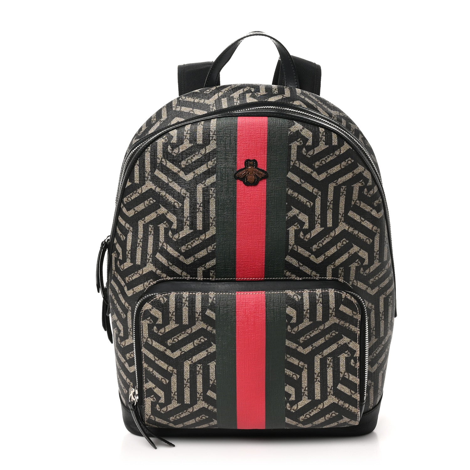 GG Supreme Web Monogram Bee Caleido Medium Day Backpack