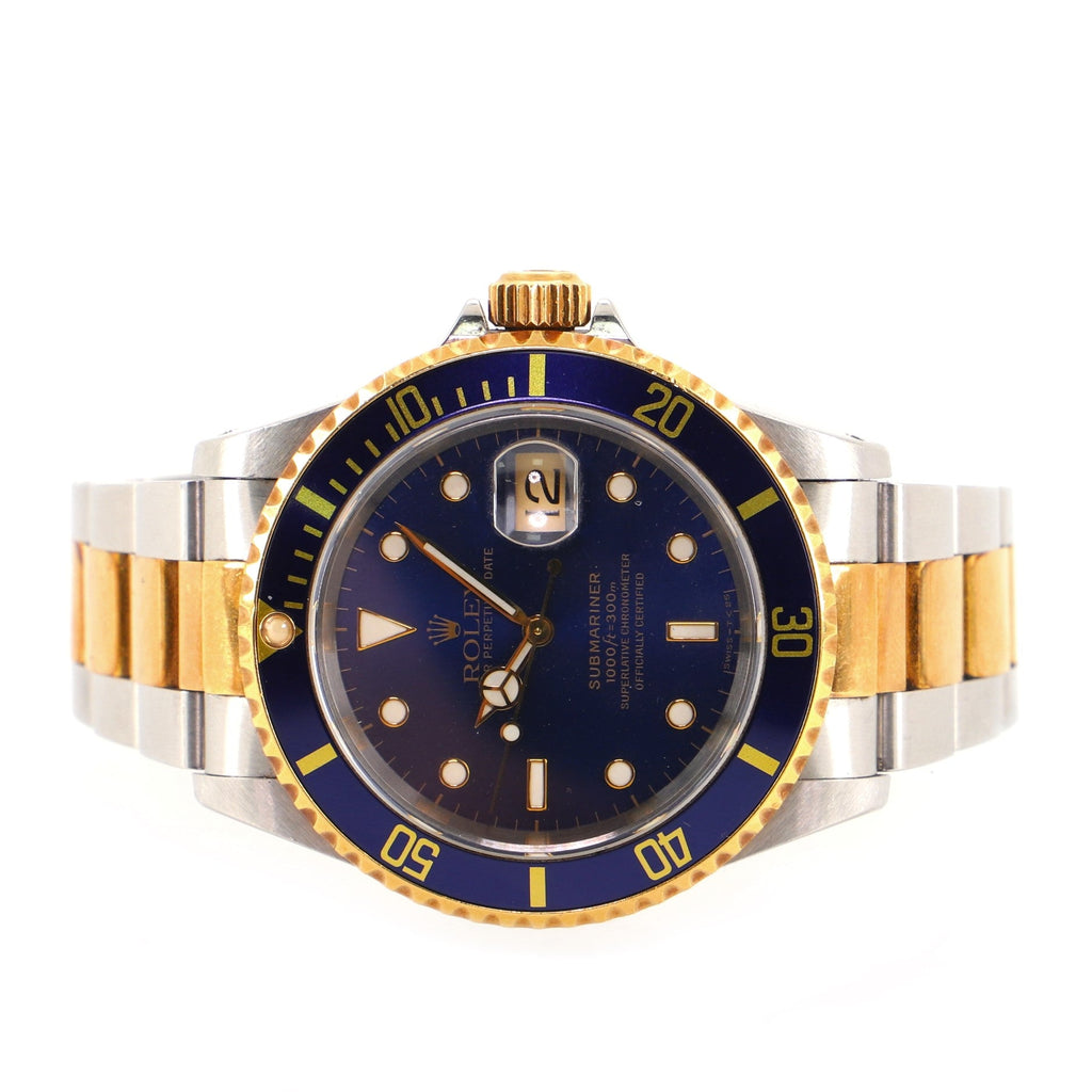Oyster Perpetual Submariner Date Automatic Watch Stainless Steel and Yellow Gold 40