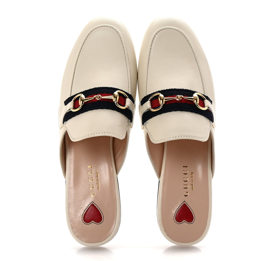Malaga Kid Web Womens Princetown Slippers 35 Mystic White