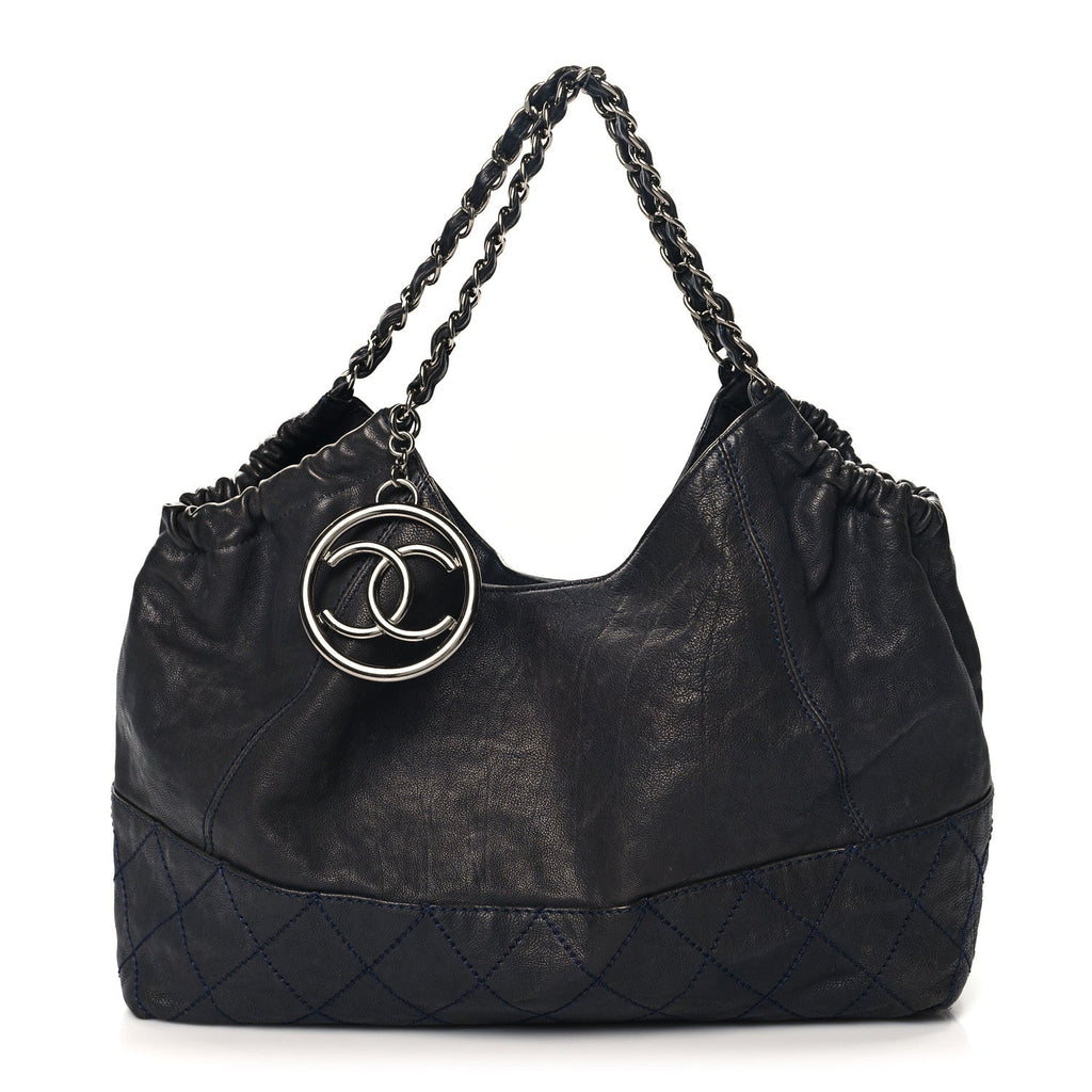 Calfskin Baby Coco Cabas Blue