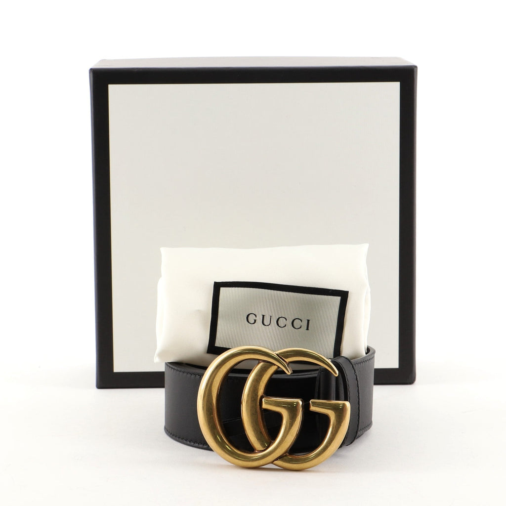 GG Marmont Belt Leather Wide 70