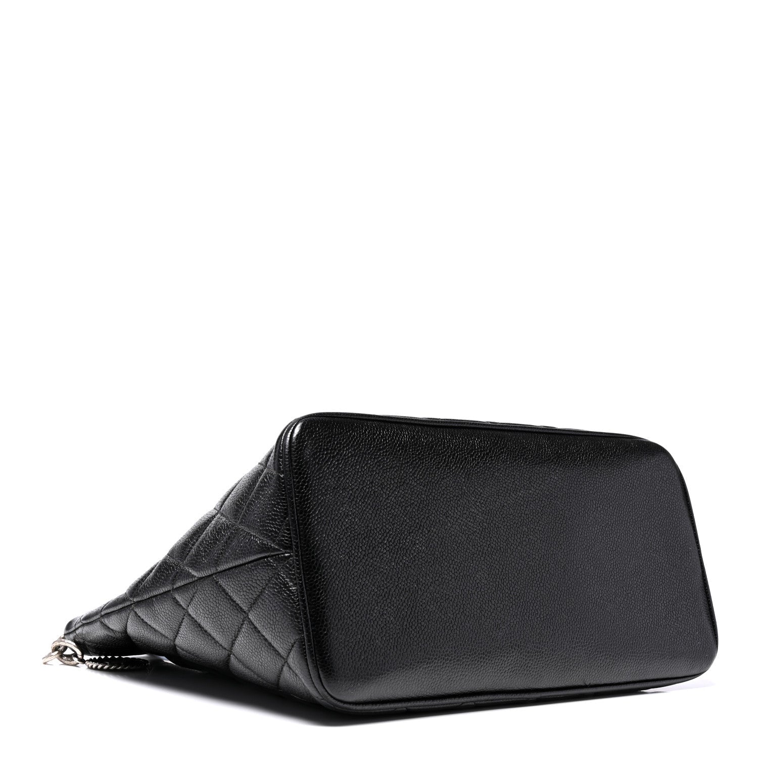 Caviar Quilted Medallion Tote Black