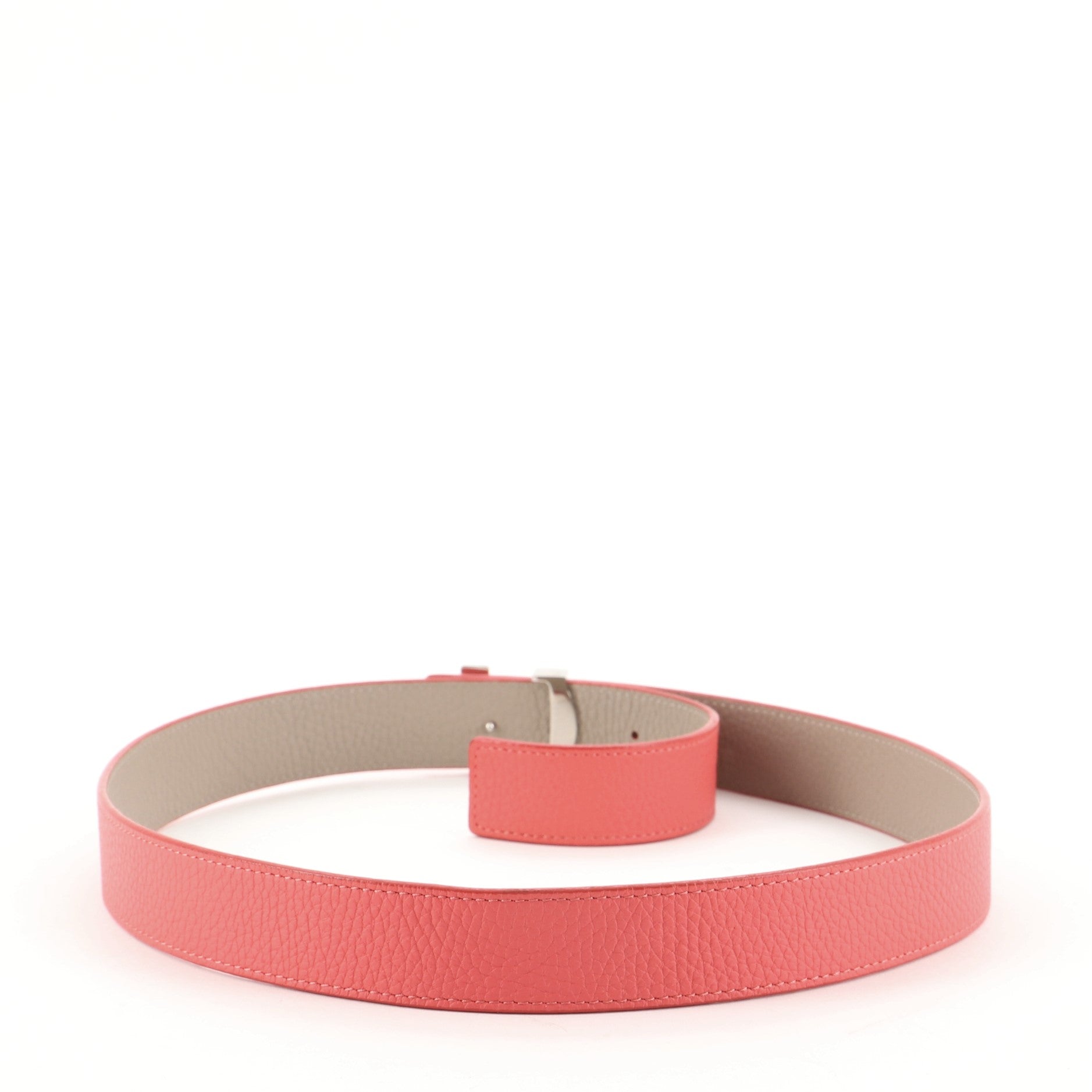LV Initiales Reversible Belt Leather Thin 85