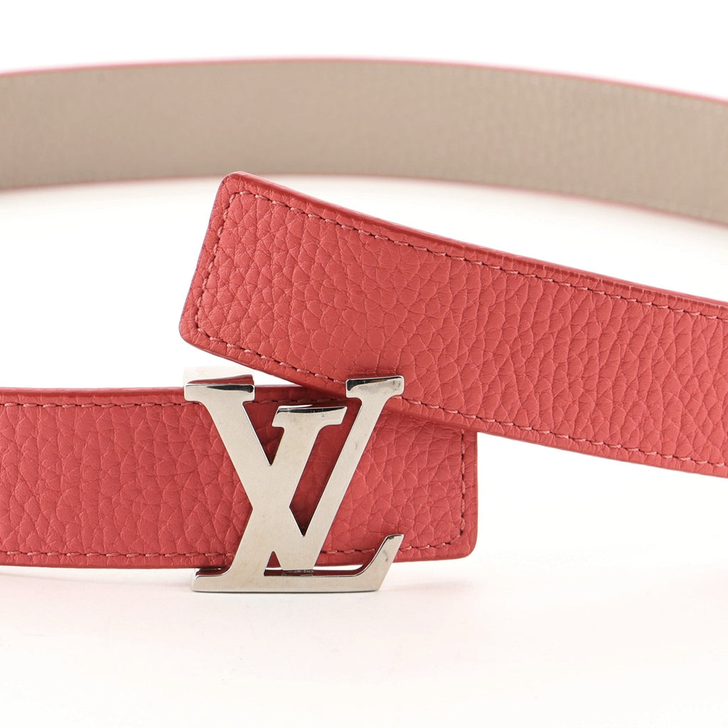 LV Initiales Reversible Belt Leather Thin 85