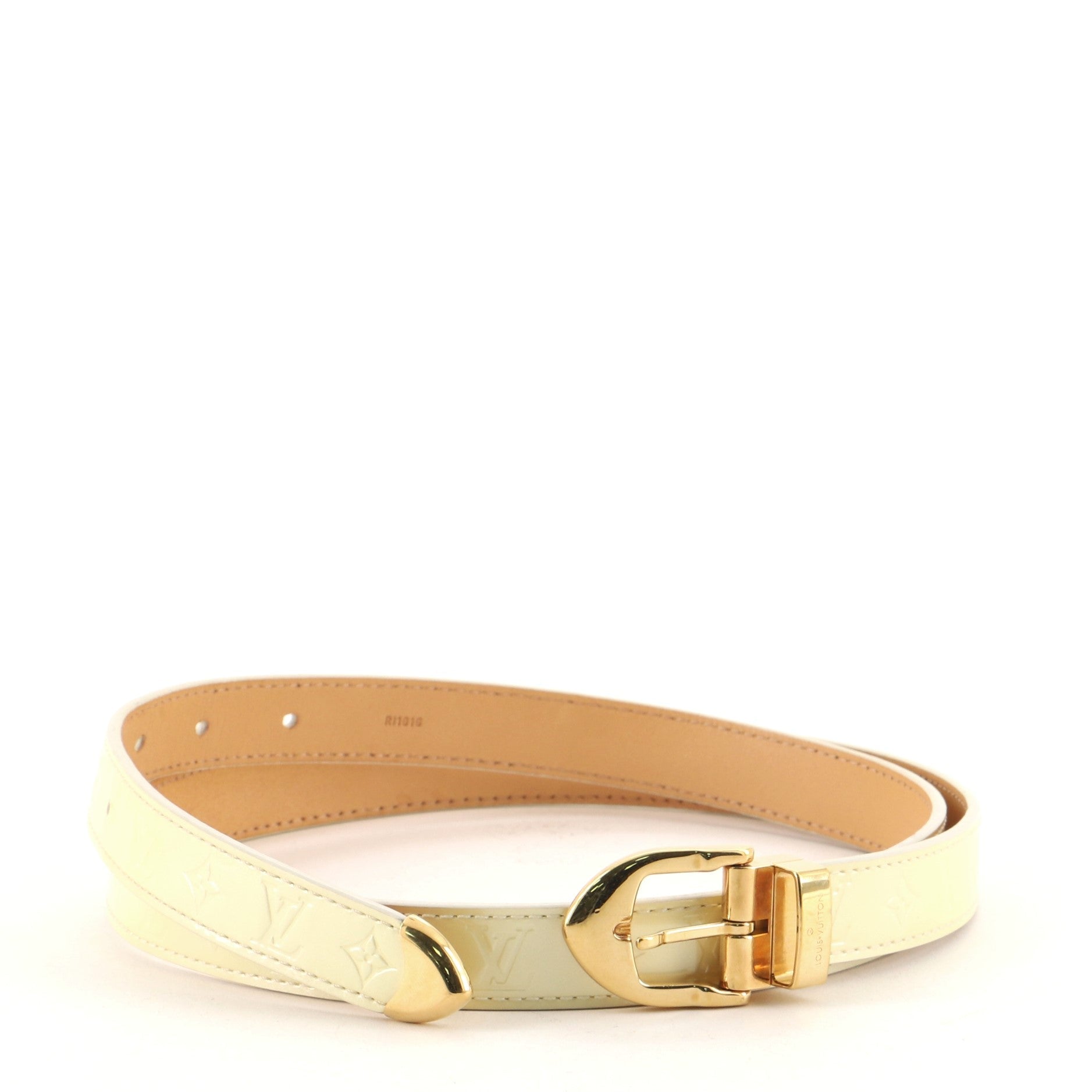 Classique Belt Monogram Vernis Thin 90