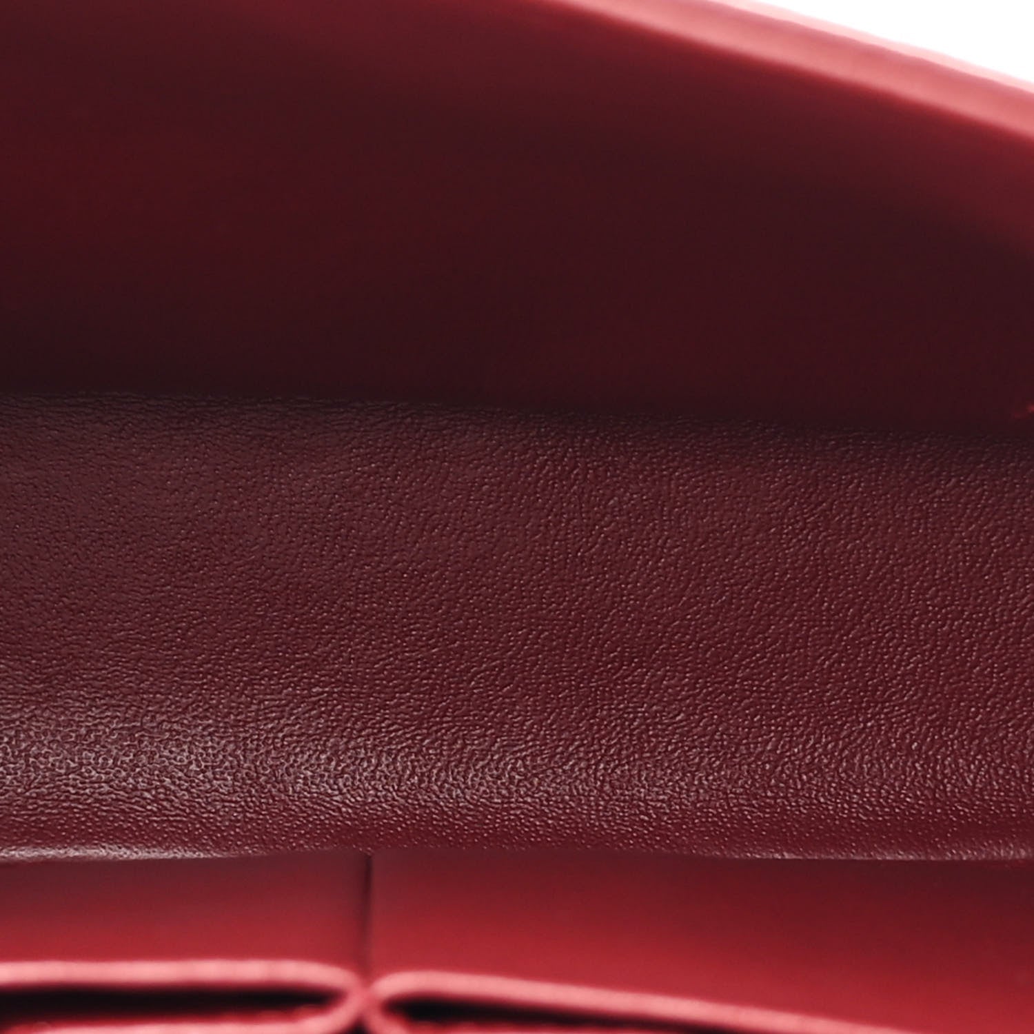 Caviar Quilted Medium Double Flap Burgundy