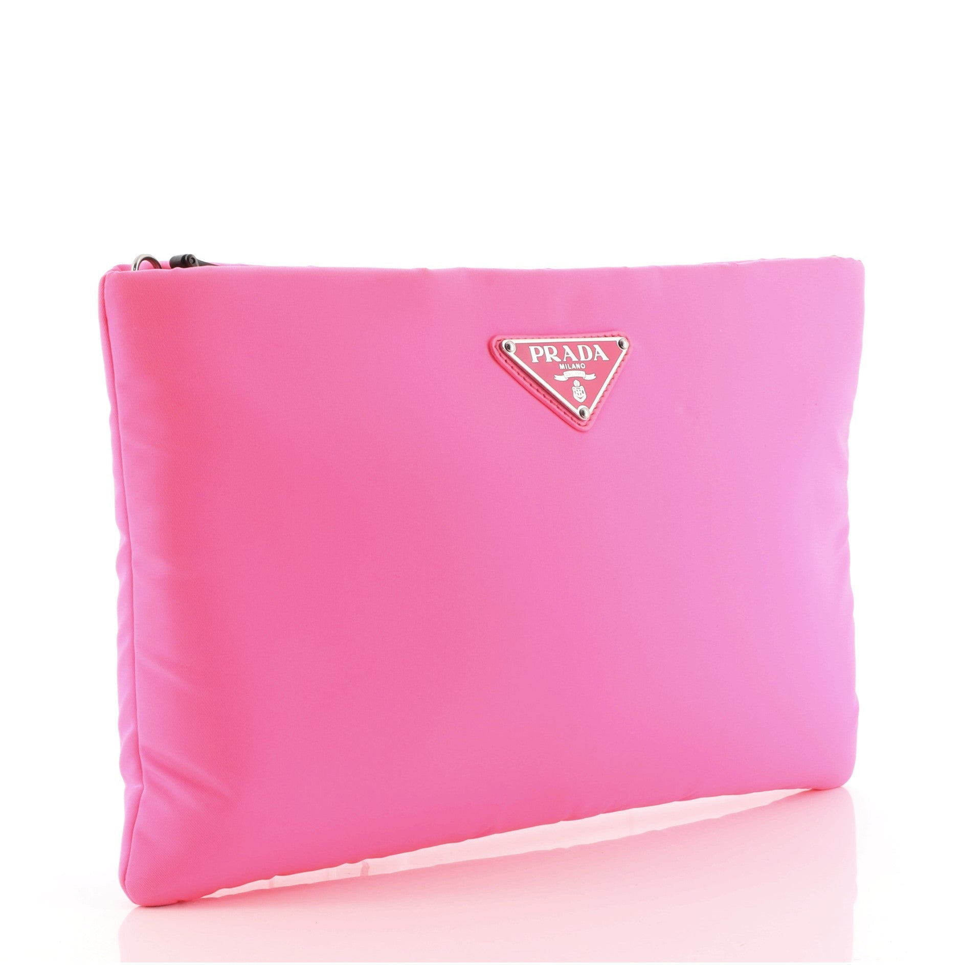 Fluo Chain Clutch Tessuto Medium