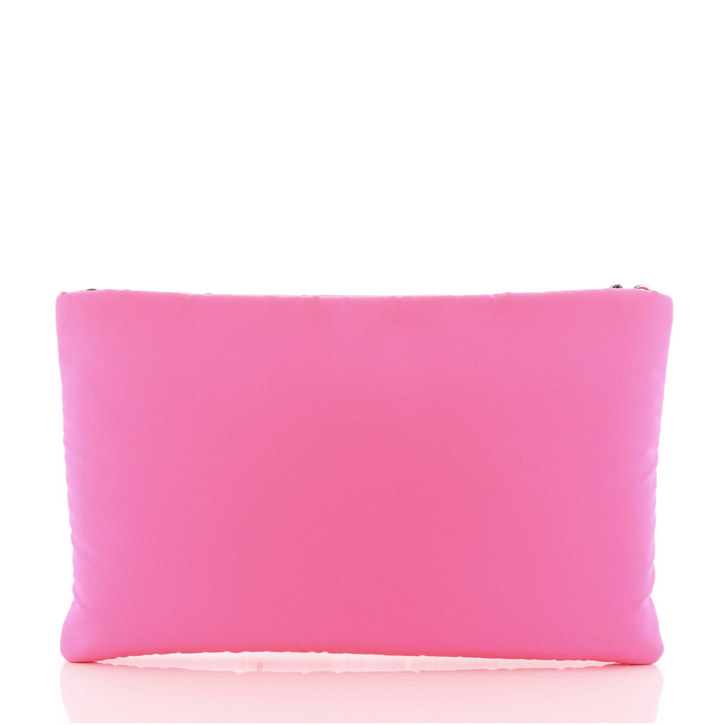 Fluo Chain Clutch Tessuto Medium
