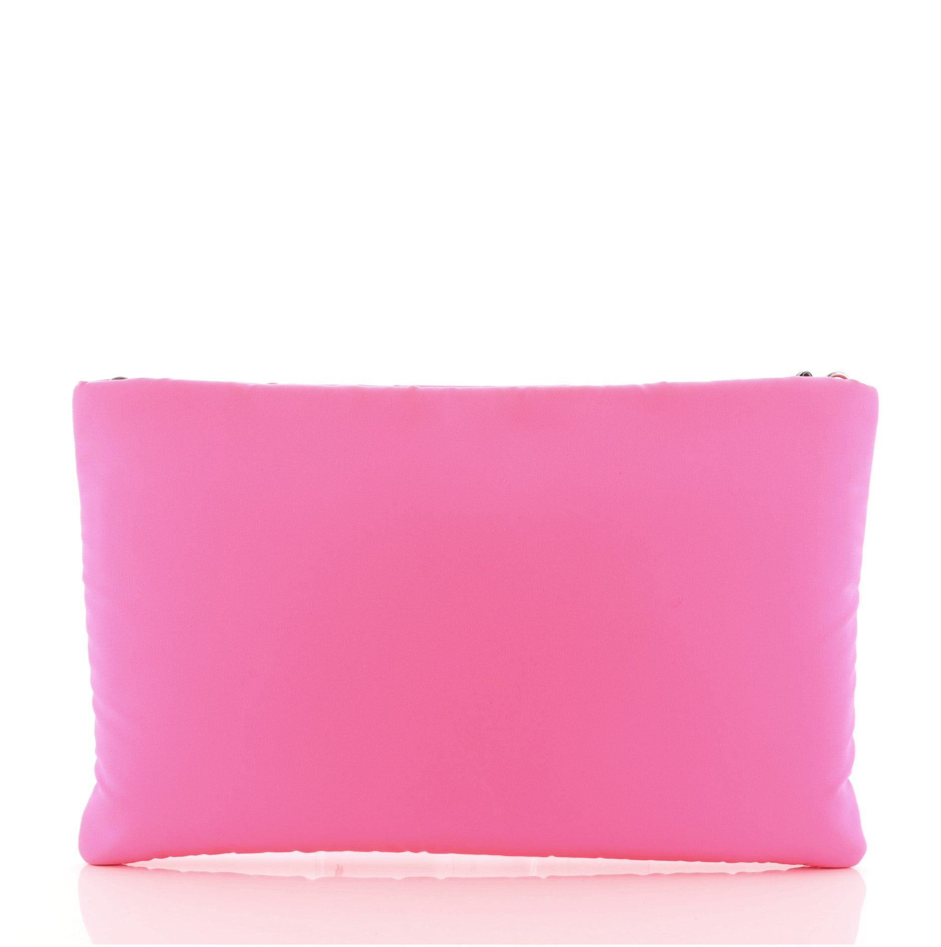 Fluo Chain Clutch Tessuto Medium