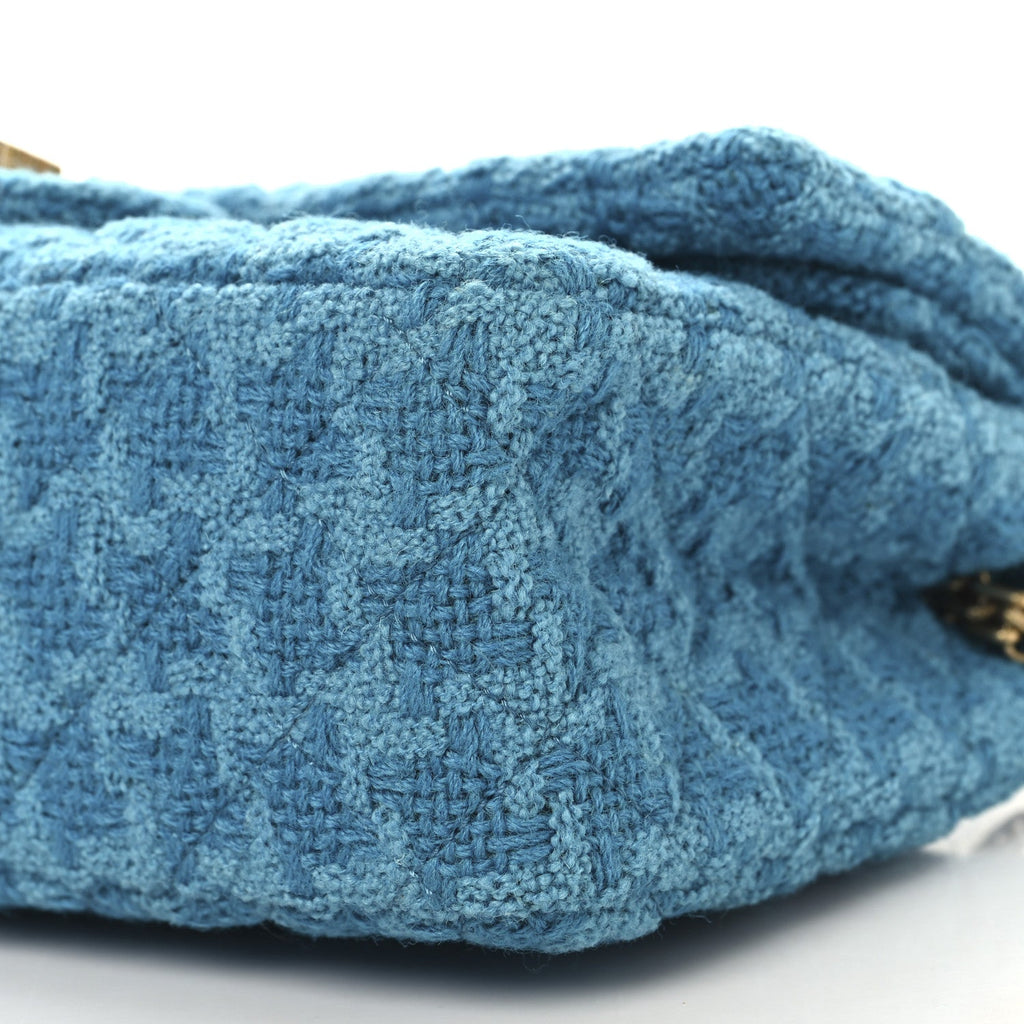 Wool Tweed Quilted 2.55 Reissue 225 Flap Turquoise