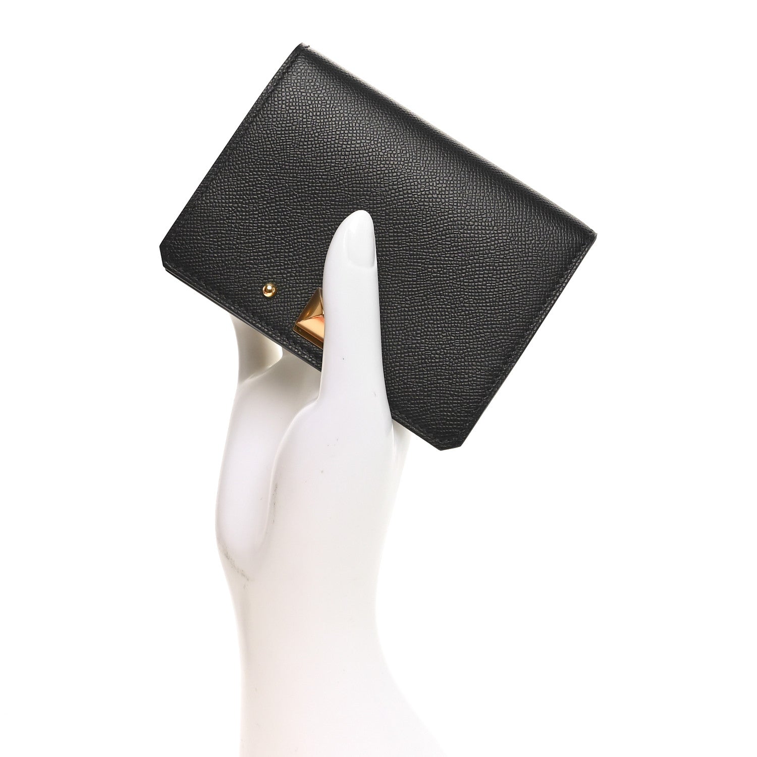 Madame Calfskin Medor  Holder Black