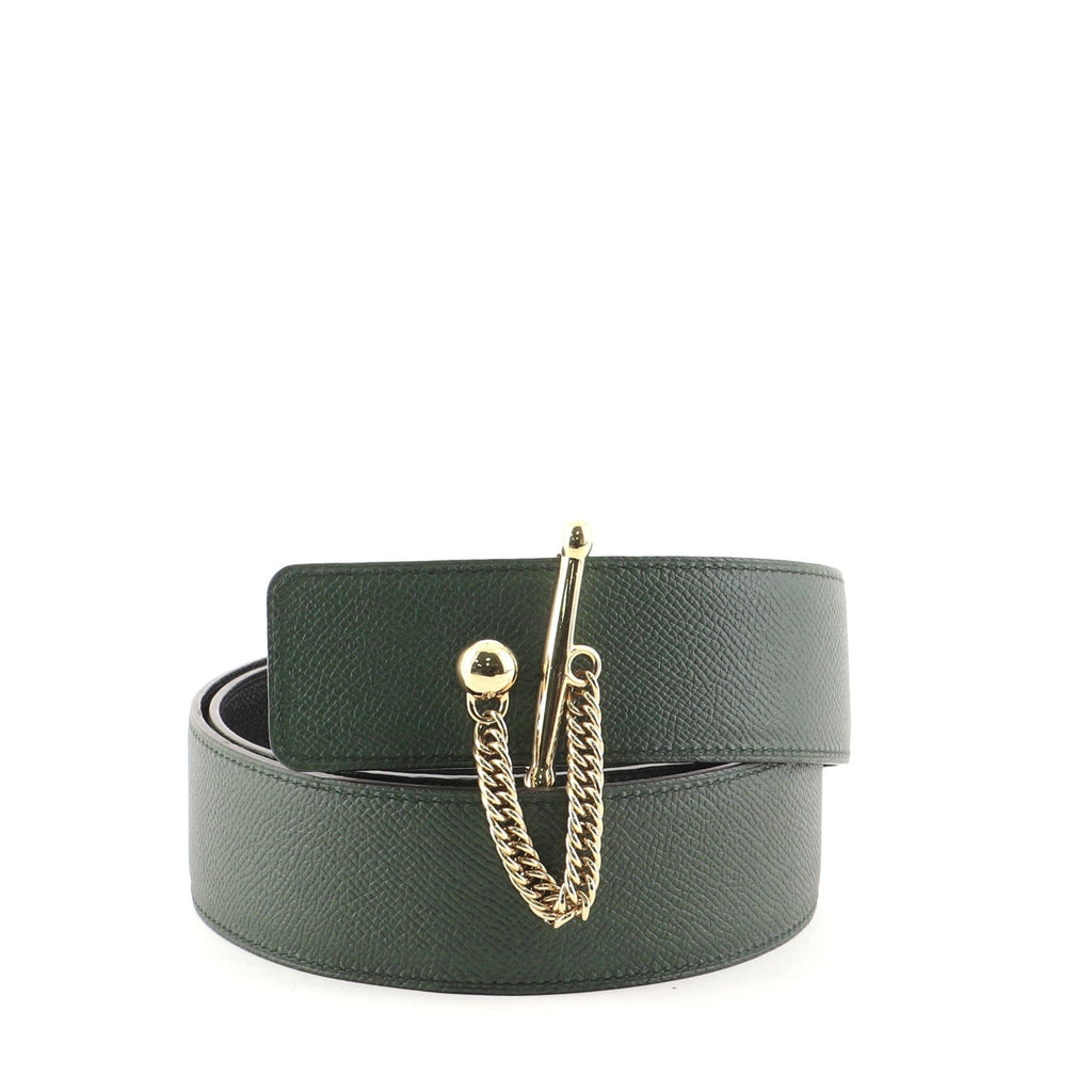 Reversible Mallions Belt Leather Wide 100