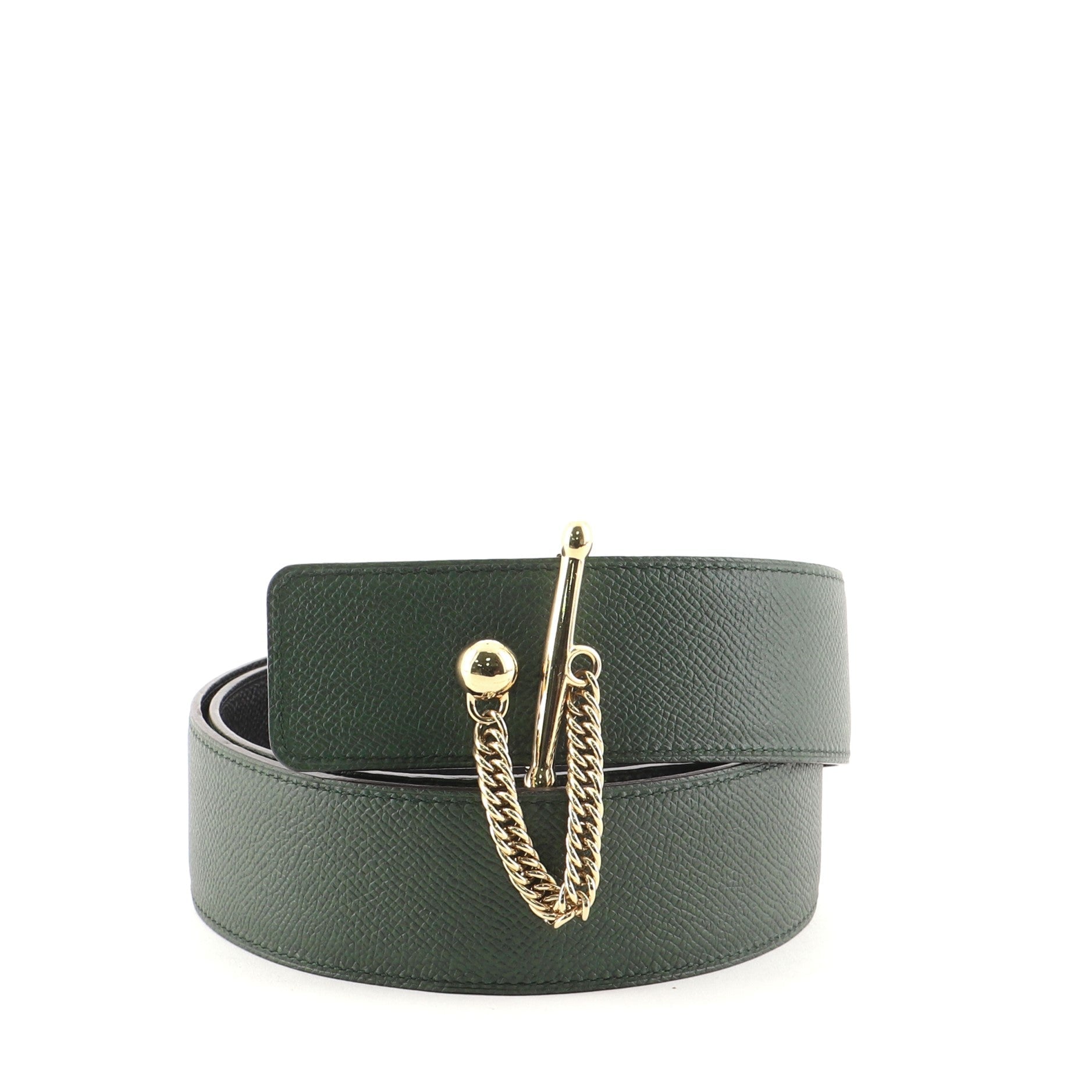 Reversible Mallions Belt Leather Wide 100