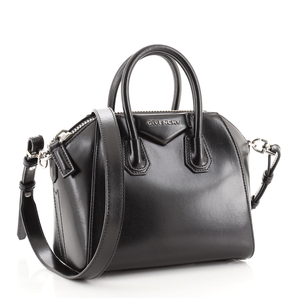 Antigona Bag Glazed Leather Mini